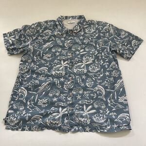Columbia PFG Shirt Mens Large TROLLERS BEST Vented Fishing Hiking Preppy